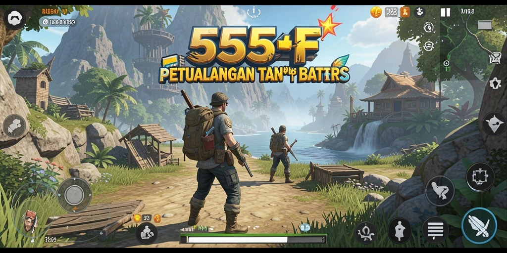 Gameplay Open World yang menakjubkan dalam 555F.