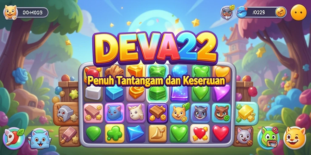 Gameplay menarik DEWA22 dalam dunia Match-3.
