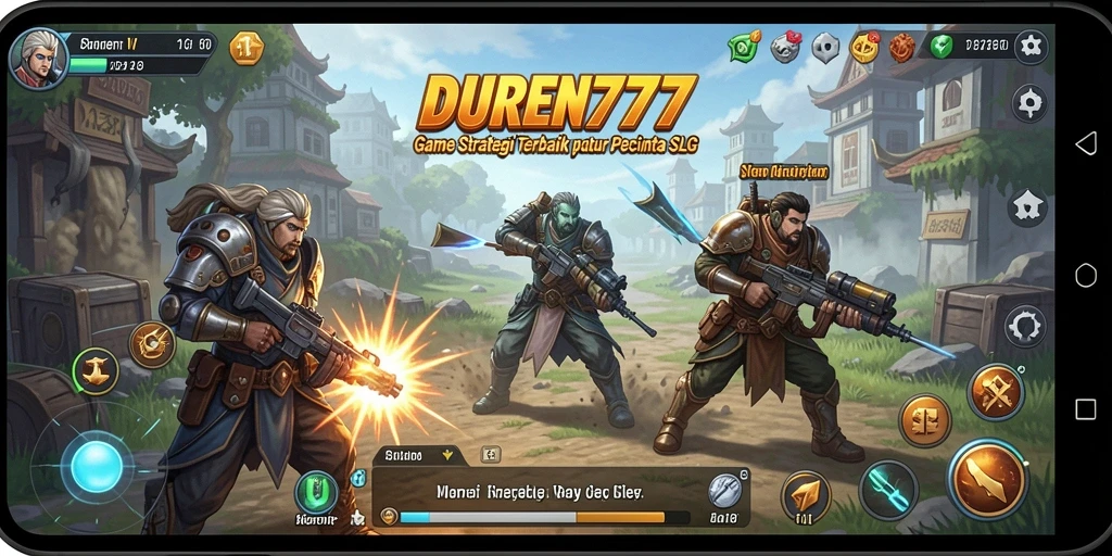 Tampilan gameplay DUREN777 dengan strategi yang menegangkan.