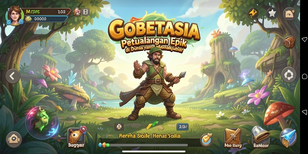 Tampilan gameplay GOBETASIA yang menakjubkan dan penuh aksi.