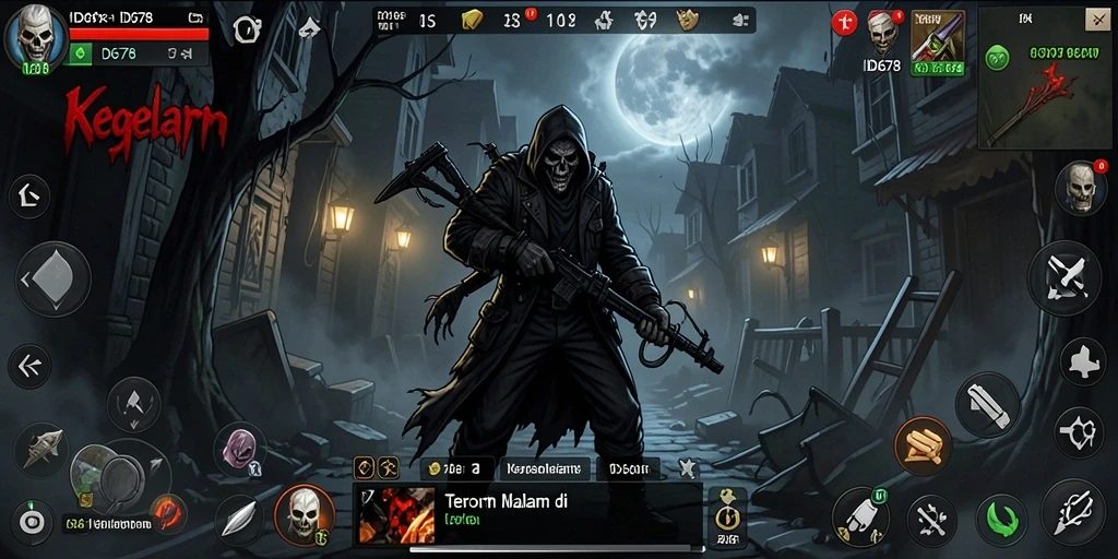 Tangkapan layar menampilkan momen menegangkan dari gameplay ID678.