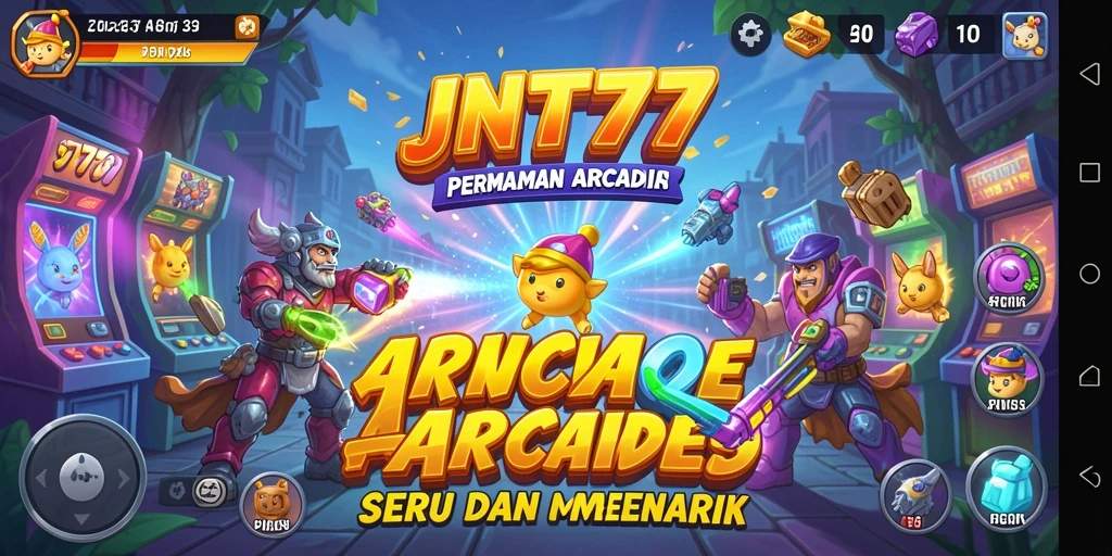 Tampilan gameplay JNT777 yang seru dan dinamis.