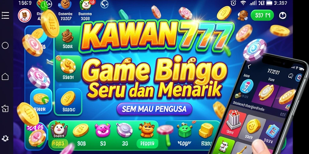 Screenshot gameplay seru KAWAN777 dengan teman-teman bermain Bingo.