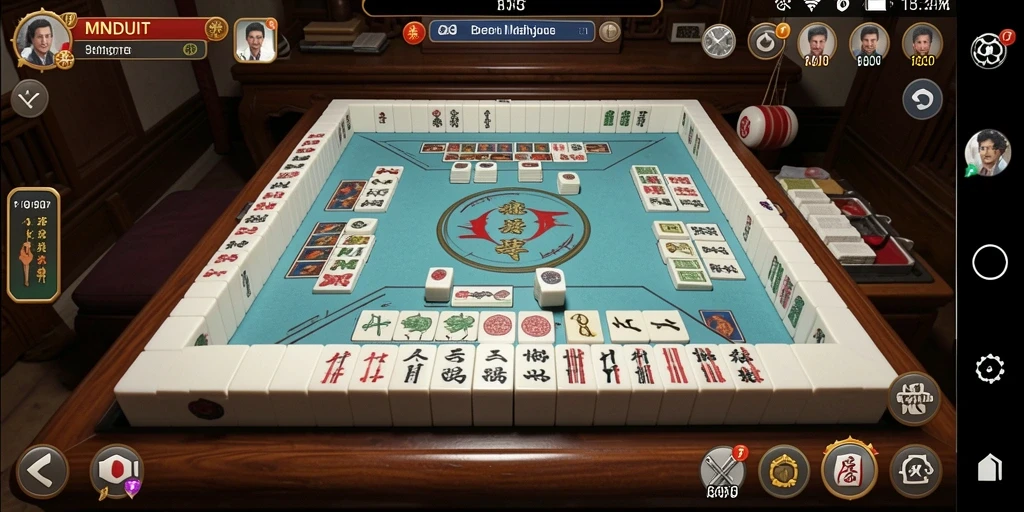 Tampilan gameplay Mahjong yang menarik dan seru di MNDUIT.
