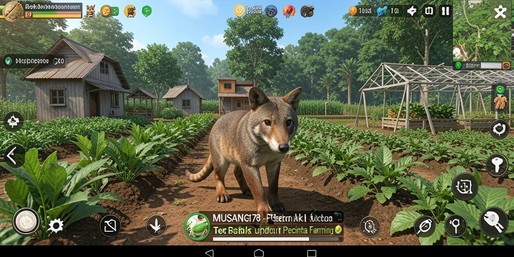 Gameplay menarik dalam MUSANG178 dengan elemen pertanian yang seru.