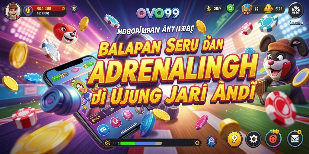 Gameplay Racing seru di OVO99 dengan kecepatan tinggi.