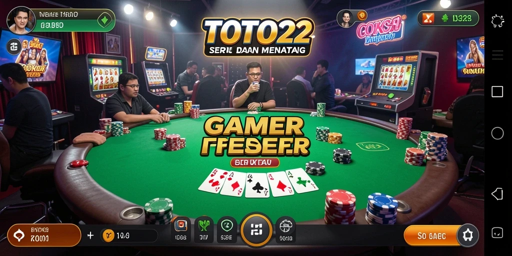 Tampilan gameplay TOTO22 yang menarik dan penuh aksi Poker.